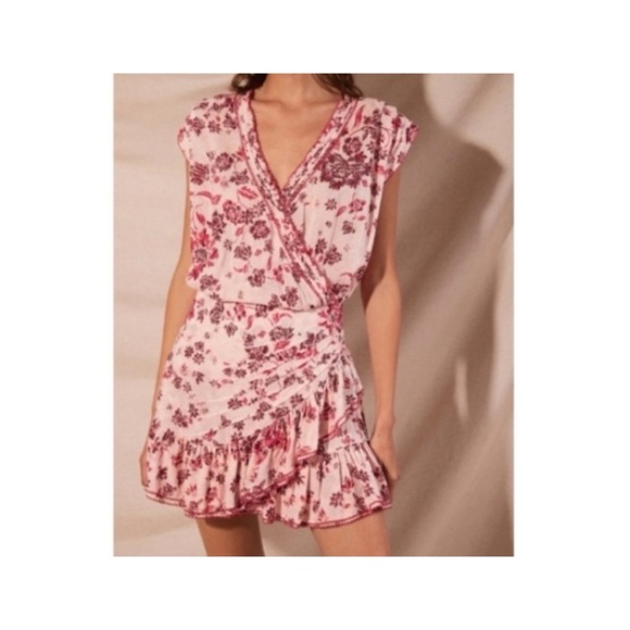Poupette St Barth Dresses & Skirts - POUPETTE ST BARTH Estelle Wrap Around Mini Dress | L